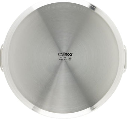 Winware Stainless Steel 32 Quart Stock Pot - Image 4