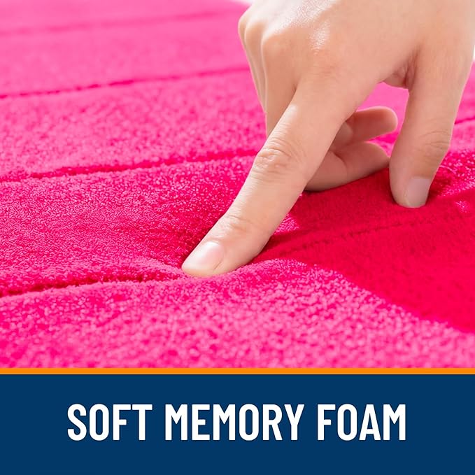 OLANLY Memory Foam Long Bathroom Rugs Runner 47x17, Super Soft Absorbent Bath - Image 5