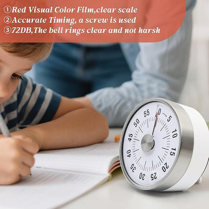 Kitchen Timer for Cooking, Chef Cooking Timer Clock, Visual Timers, 60-Minute - Image 7