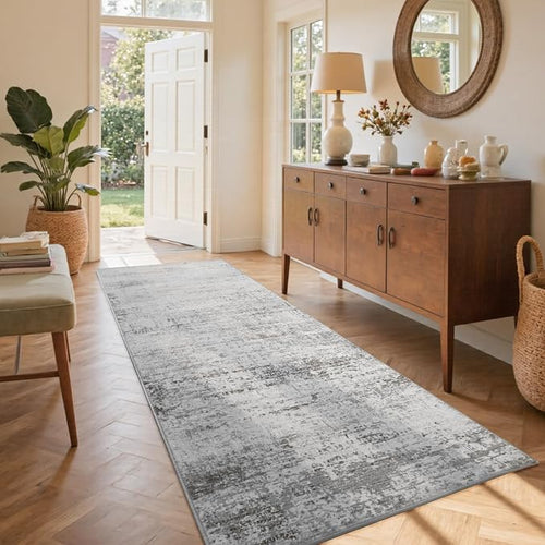 2x6 Ft Washable Runner Rug, Non-Slip Low Pile Hallway Kitchen Area Rug by Cuzwlovita