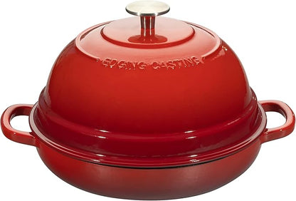 EDGING CASTING Enameled Cast Iron Dutch Oven Pot by EDGINGCOOKWARE