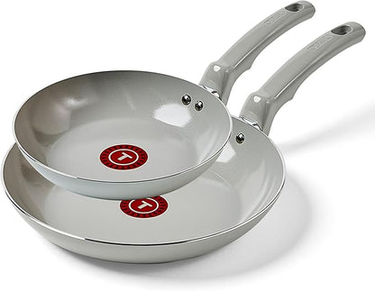 T-Fal Refresh Ceramic Nonstick Frying Pan 2-Pc Set, Oven Broiler Safe up to by T-falbrand