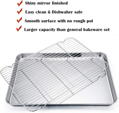 P&P CHEF 19.6 Inch Stainless Steel Baking Sheet - Image 5