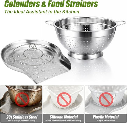Palksky Stainless Steel Colander Set - Image 8