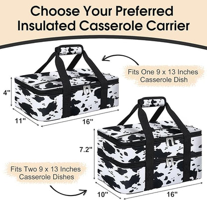 Insulated Casserole Carrier, Portable Casserole Carrier - Image 2