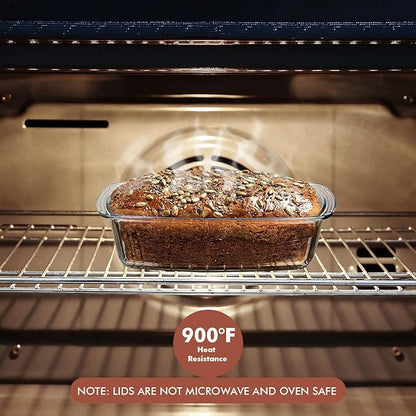 Razab LARGE 7.6 Cups/1800 ML/1.9 Qt Glass Loaf Pan - Image 6
