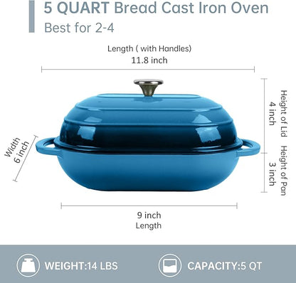 Premium Enameled Cast Iron Dutch Oven - Image 2