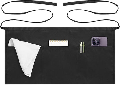 Syntus Server Apron for Men Women, Waitress Waist Apron by Syntus