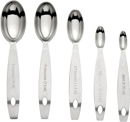 CUISIPRO Odd-Size Measuring Spoon SS 5pc Set by Cuisipro