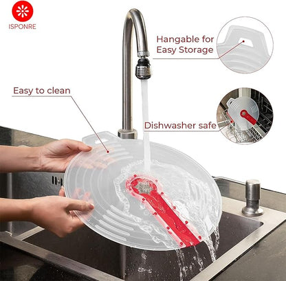 12 Inches Silicone Hand Mixer Splatter Guard, Compatible - Image 6