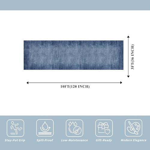 3x10 ft Long Hallway Runner Rug – Non-Slip Washable Kitchen Floor Rug - Image 2