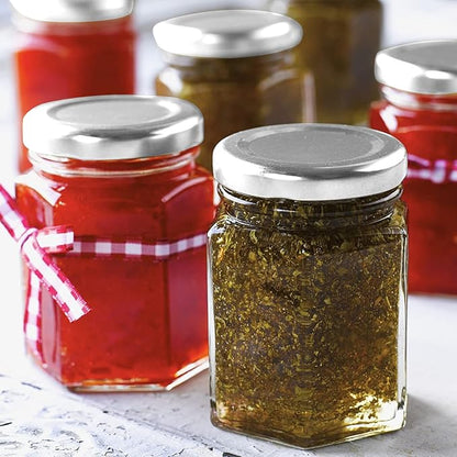 Accguan Hexagon Glass Jars, Mason Jars - Image 4