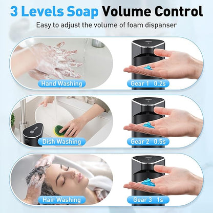 Fantictas Automatic Soap Dispenser, Touchless Hand Wall Mount Rechargeable 3 - Image 4