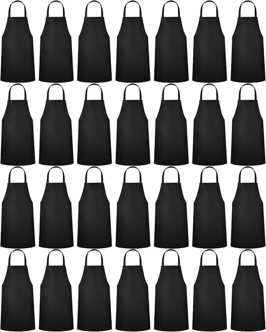 Foaincore 36 Pack Bib Aprons Bulk Plain Aprons by Foaincore