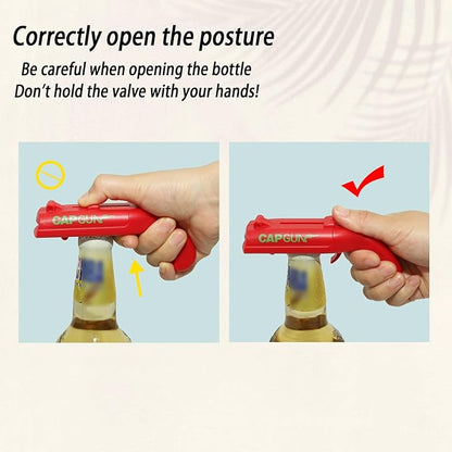 Black Cap Gun Bottle Opener - Image 3