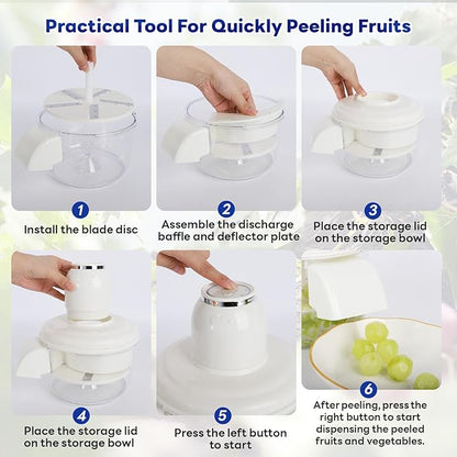 Automatic Grape Peeler Machine, Electric Garlic & Cherry Tomato Peeler Skin - Image 7