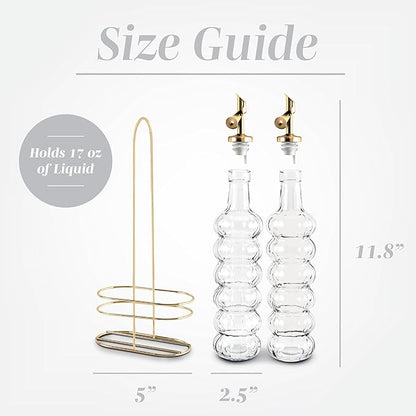 COOK WITH COLOR Glass Olive Oil Bottle Dispenser - Image 3
