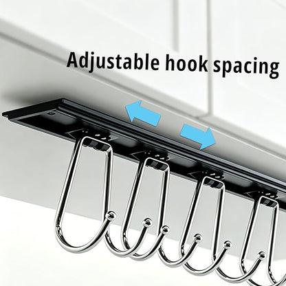 Cociat 2PCS Utensil Racks with 12 Hooks 17.2 Inch Kitchen Utensil Holders - Image 5
