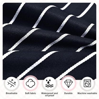 2Pack Adjustable Kitchen Apron for Women Men - Image 3