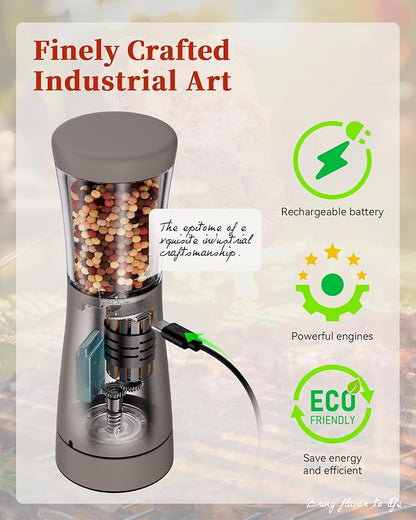 Electric Salt and Pepper Grinder Set - Image 4