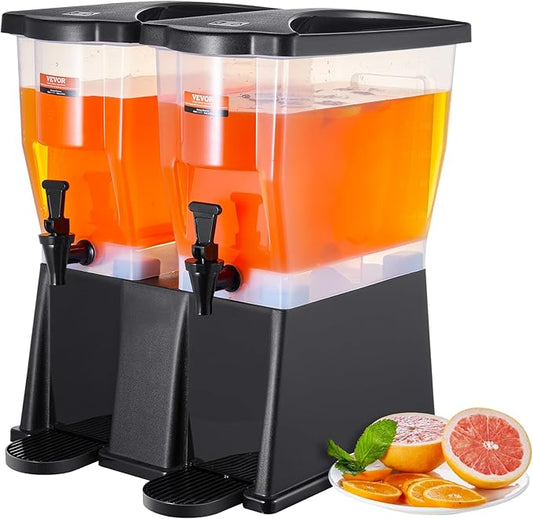 VEVOR Beverage Dispenser, 3 Gallon x 2 Drink Dispensers by VEVOR