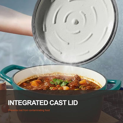 Overmont Enameled Cast Iron Dutch Oven - Image 2