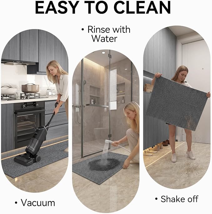 Kitchen Mats for Floor, Super Absorbent Kitchen Rugs Non Slip Washable - Image 7