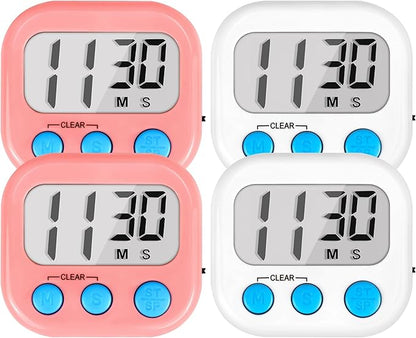 Timer for Kids Teachers Digital Kitchen Timers for Cooking Large Magnetic by AOUCE