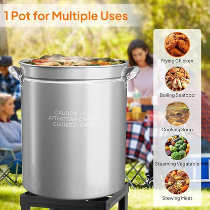 Bonnlo 62QT Stainless Steel Stock Pot - Image 3