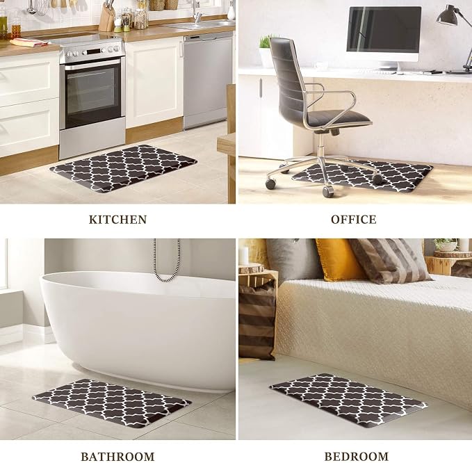 WISELIFE Kitchen Mat Cushioned Anti-Fatigue Rug, 17.3"x 28", Non Slip - Image 7