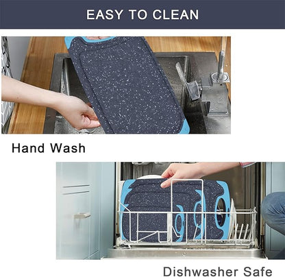 Plastic Cutting Board, 3 Pieces Dishwasher Safe Cutting Boards - Image 7