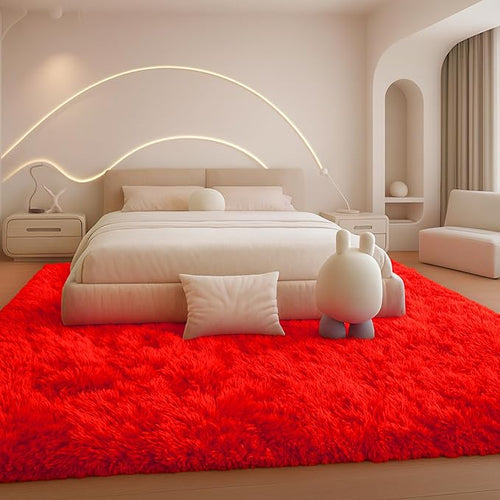 8x10 Area Rugs Living Room, Large Plush Fluffy Bedroom Carpet, Non-Slip by Mtandyx