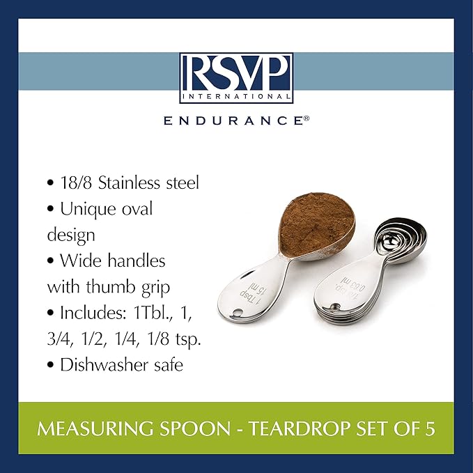 RSVP International Endurance Kitchen Collection Measuring Tools, Dishwasher Safe - Image 6