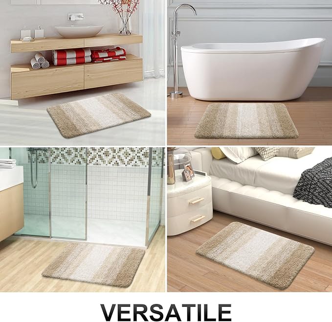 OLANLY Bathroom Rugs Mat 36x24, Extra Soft Absorbent Microfiber Bath Rugs - Image 6