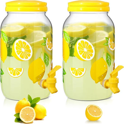 Havawish 2 Pcs 1 Gallon Plastic Beverage Dispenser - Image 8