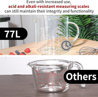 77L Glass Measuring Cup, High Borosilicate Glass Measuring Cup - Image 4