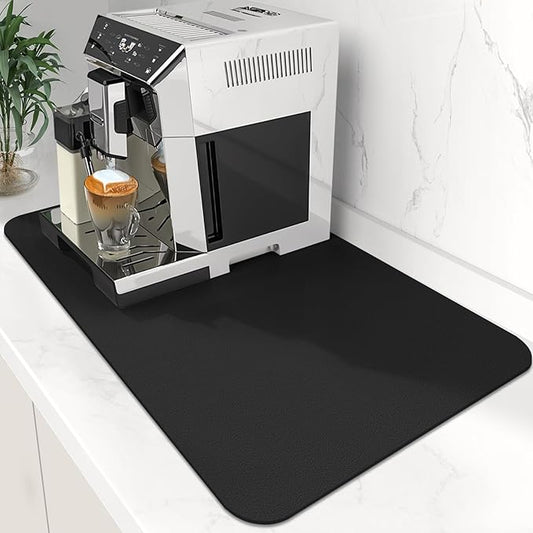 WISELIFE Coffee Mat Super Absorbent Dish Drying Mat Coffee Bar Accessories Match by WiseLife