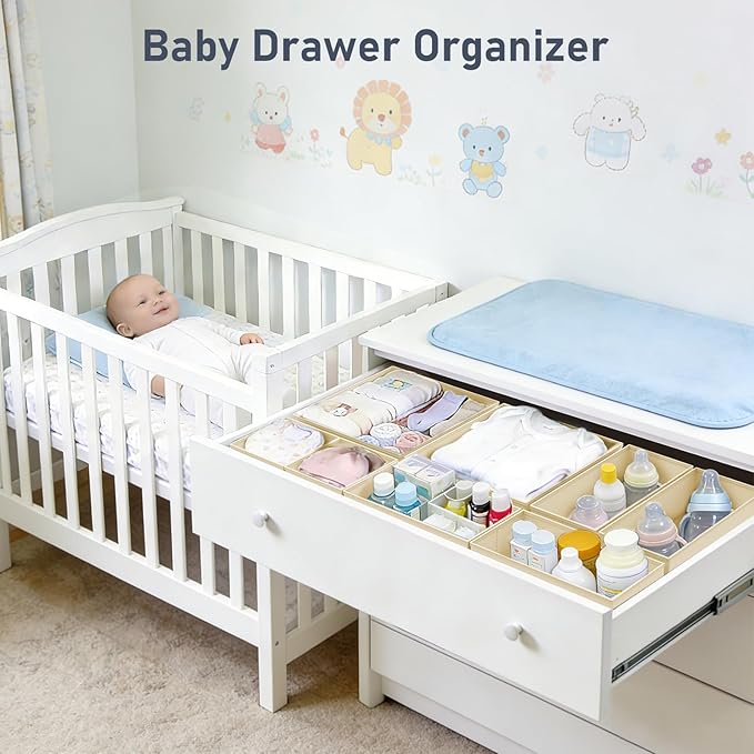 DIMJ Drawer Organizer Clothes, 21 Pack Dresser Organizer, Foldable Closet - Image 3