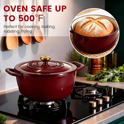 Enameled Cast Iron Dutch Oven - Image 3
