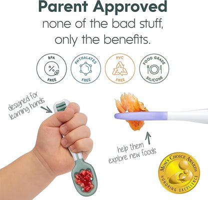 NumNum Baby Spoons Set, Baby Essentials Pre-Spoon GOOtensils - Image 6