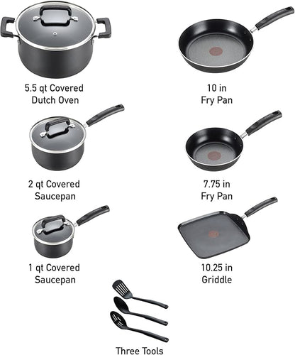 T-fal 20 piece set of Signature Nonstick Cookware - Image 2