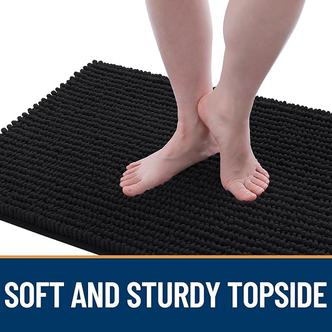 OLANLY Dog Door Mat for Muddy Paws 59x24, Ultra Absorbent Chenille Mud Doormat - Image 3