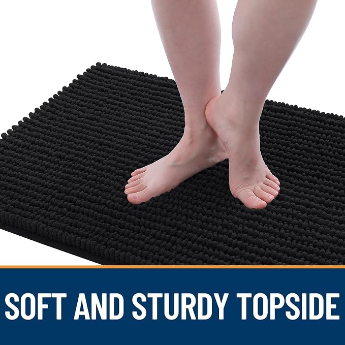OLANLY Dog Door Mat for Muddy Paws 70x24, Ultra Absorbent Chenille Mud Doormat - Image 3