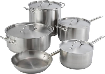 Winco Heavy-Duty Stainless Steel Stock Pot - Image 7