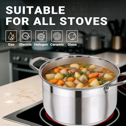 Kirecoo Stainless Steel Stock Pot - Image 6