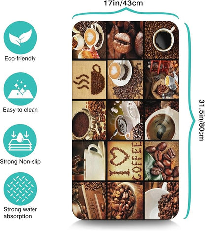 Coffee Mat 17inx31.5in, Coffee Bar Mat - Image 2