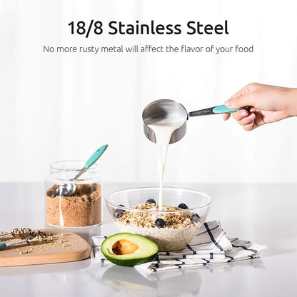 Measuring Cups : U-Taste 18/8 Stainless Steel Measuring Cups and Spoons Set of - Image 3