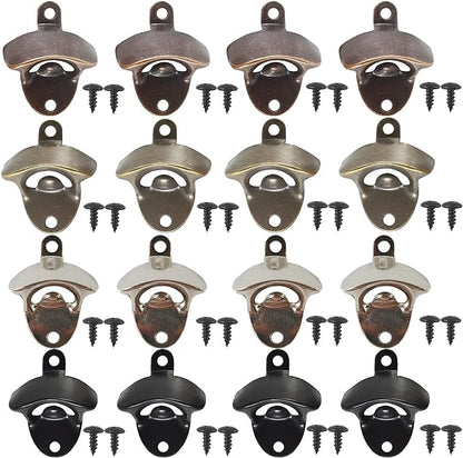 ROYHOO 16PCS Wall Mounted Bottle Opener Vintage Beer Opener by Unknown