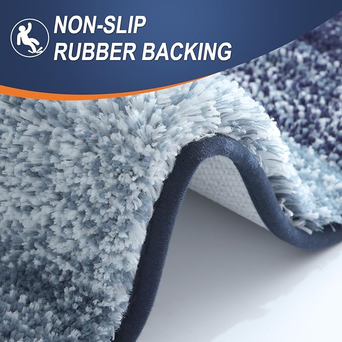 OLANLY Large Bathroom Rugs Mat 50x30, Extra Soft Absorbent Microfiber Bath Rugs - Image 5
