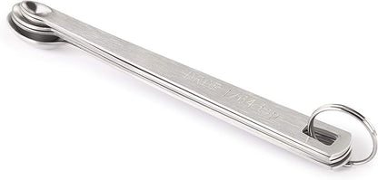 New Star Foodservice 42924 Stainless Steel Measuring Spoons Set - Image 2